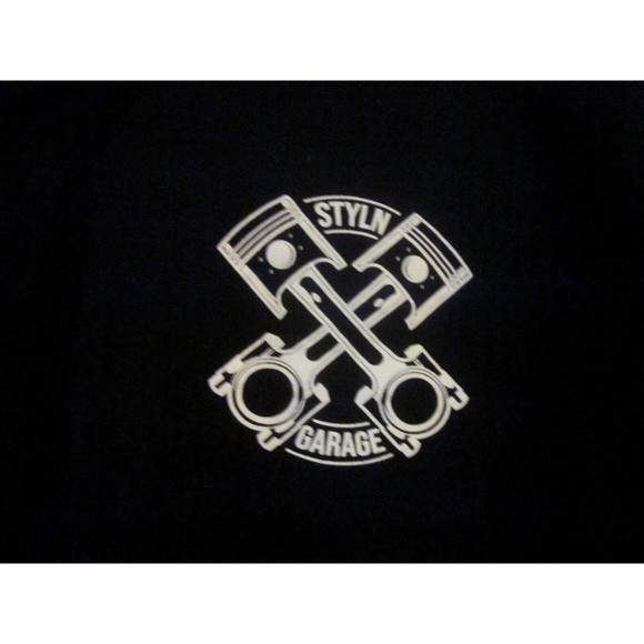 Mechanic Turbo Race Car Auto Hoodie Size XLarge WIDE OPEN THROTTLE Logo Pockets - Picture 2 of 5